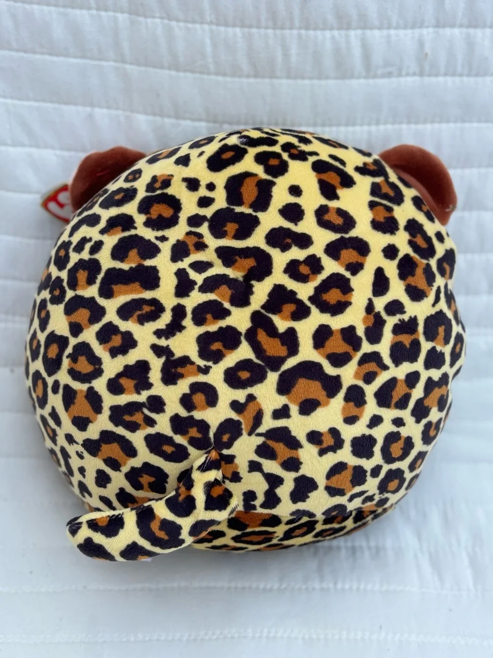 TY Squish-A-Boos Livvie the Leopard Plush Stuffed Animal Pillow NWT